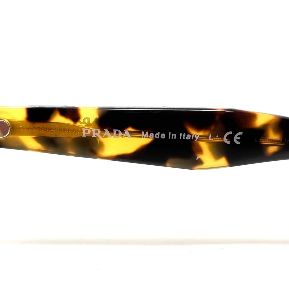 Prada Eyeglasses Frames VPR 18T VIB-1O1  Blue Brown Tortoise Cat Eye 53-16-140 - Picture 5 of 11
